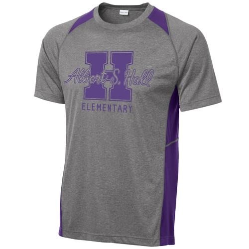 Albert S. Hall Varsity - Sport-Tek® Heather/Purple Contender Tee Albert S. Hall Varsity - Sport-Tek® Heather/Purple Contender Tee