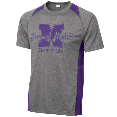 George J. Mitchell Varsity - Sport-Tek® Heather/Purple Contender Tee George J. Mitchell Varsity - Sport-Tek® Heather/Purple Contender Tee