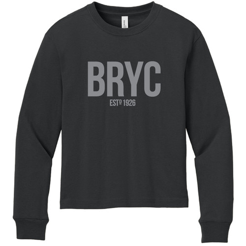 Black Rock Yacht Club - Charcoal Long Sleeve Soft Cotton Tee in Youth Sizes Black Rock Yacht Club - Charcoal Long Sleeve Soft Cotton Tee in Youth Sizes