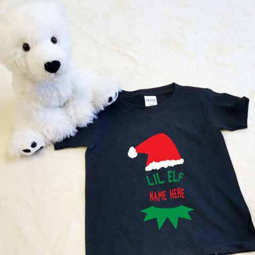 Christmas Lil Elf Shirt in Baby and Toddler Sizes