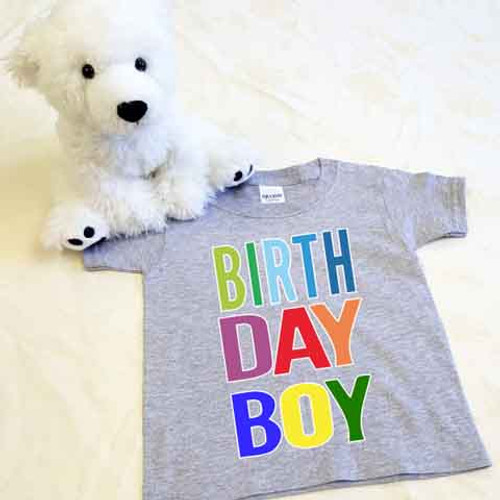 Sesame Street Birthday Boy Shirt in Baby and Toddler Sizes