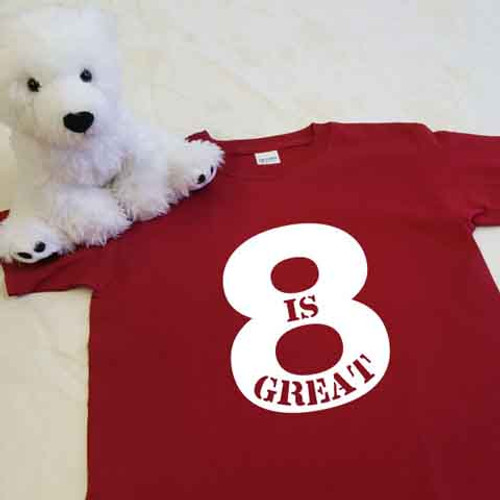 8 Is Great Youth Shirt