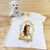 white his buttercup ladies fitted v-neck shirt