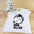 white his ellie ladies fitted v-neck shirt