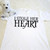 White I stole her heart adult t-shirt