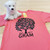 Custom Family Tree Shirt - Coral Pink - Grandma - Gram