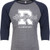 Riverfield Raglan Baseball Style 3/4 Sleeve Tee Shirt