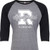 Riverfield Raglan Baseball Style 3/4 Sleeve Tee Shirt