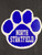 North Stratfield 6" x 6" Paw Print Car Magnet