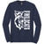 FWMS Wildcats - Navy Long Sleeve T-Shirt