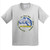 Second Hill Lane Elementary - Heather Gray Short Sleeve "Go Mustangs!" Cotton  T-shirt