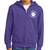 Albert S. Hall Paw Print - Purple Full Zip Hoodie