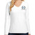 OSG - White Women's Long Sleeve V-Neck 