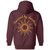 Powered By Sunshine Maroon Hoodie