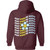 Dont Worry Be Happy Maroon Hoodie