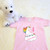 Unicorn Magical Cloud Customized Shirt in Baby and Toddler Sizes