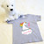 Unicorn Magical Cloud Customized Shirt in Baby and Toddler Sizes