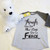 Though She Be But Little She Is Fierce Toddler Raglan 3/4 sleeves