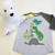My Family Is Dino Mite Toddler Raglan 3/4 Sleeves