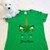 St. Patrick's Day Unicorn Crown Ladies Fitted Shirt