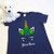 St. Patrick's Day Unicorn Crown Ladies Fitted Shirt