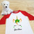 St. Patrick's Day Unicorn with Hat Youth Raglan 3/4 Sleeve