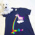 Barfing Unicorn Ladies Fitted Shirt