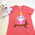 Banana Monkey Unicorn Ladies Fitted Shirt