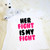 Her Fight Is My Fight Ladies Fitted Shirt