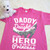 Daddy and Daughter Her Hero His Princess Adult Shirt