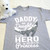 Daddy and Daughter Her Hero His Princess Adult Shirt