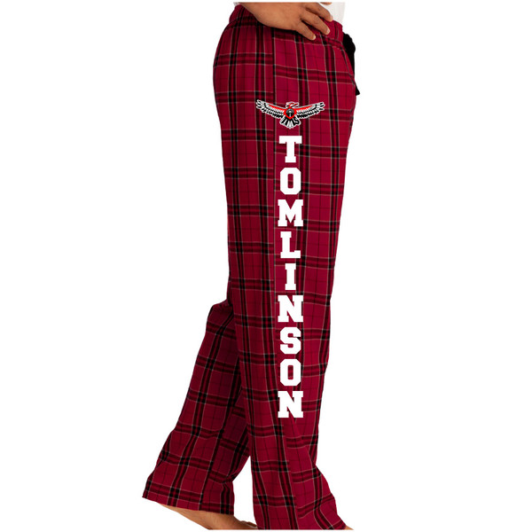 Tomlinson middle school flannel plaid pants