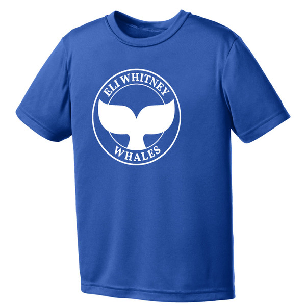 Eli Whitney Elementary - Royal Wicking Tee Shirt in Youth Sizes