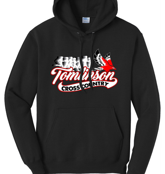 Tomlinson Cross Country - Black Pullover Hoodie