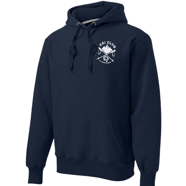 St. Thomas Ski Club Super Heavyweight Navy Adult Pullover Hoodie