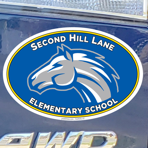 Second Hill Lane - 4" x 6" Oval Car Magnet