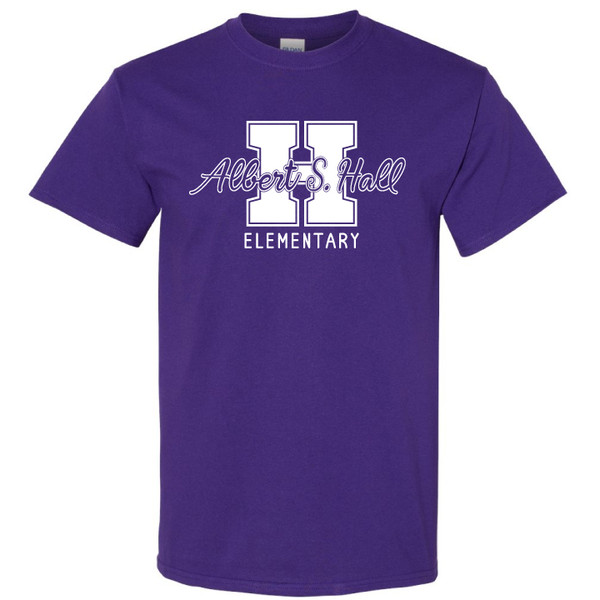 Albert S. Hall Varsity - Purple Short Sleeve Tee