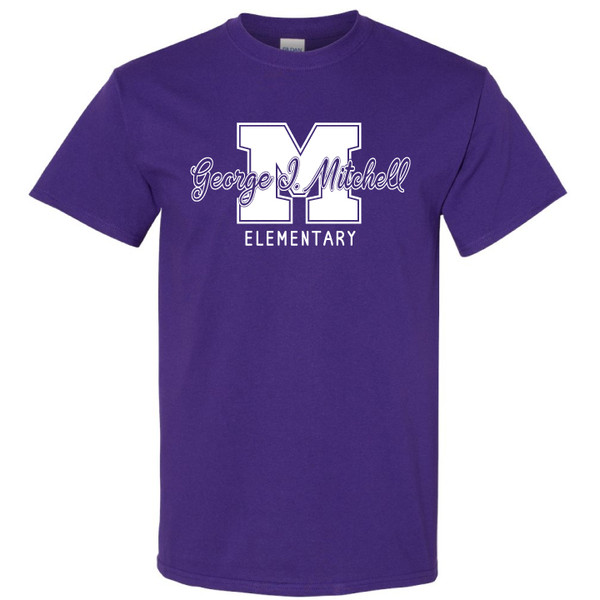 George J. Mitchell Varsity - Purple Short Sleeve Tee