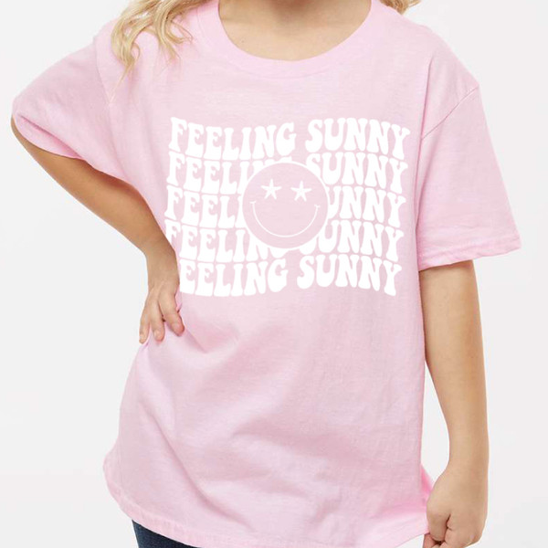 Stratfield - Light Pink Youth Softstyle Tee - Feeling Sunny