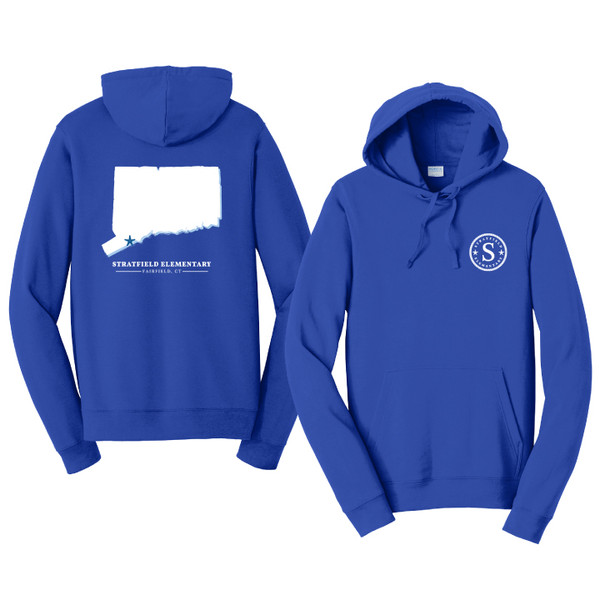 Stratfield - Royal Adult Hoodie - CT Graphic