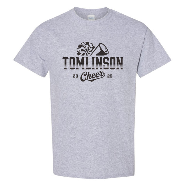Tomlinson Cheer - Heather Gray Unisex T-shirt