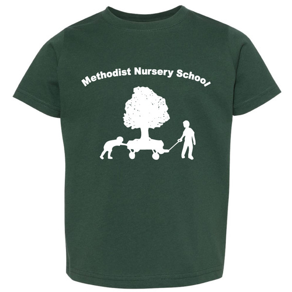 Methodist Nursery School  - Toddler Forest Green Short Sleeve T-Shirt