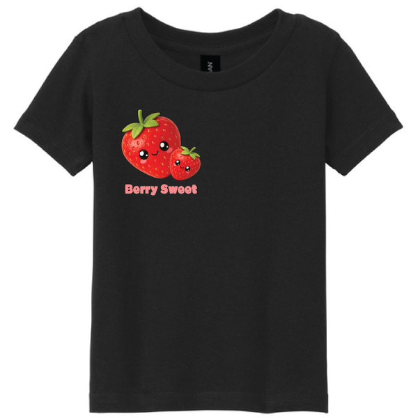 Berry Sweet Black T-shirt 