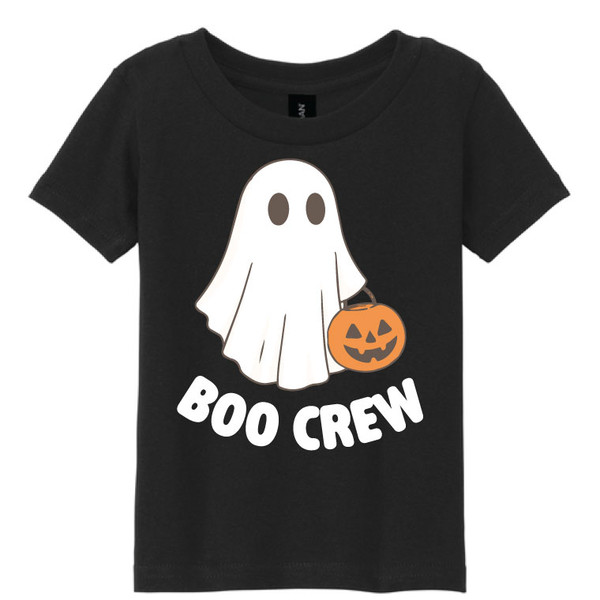 Boo Crew Black Tshirt 