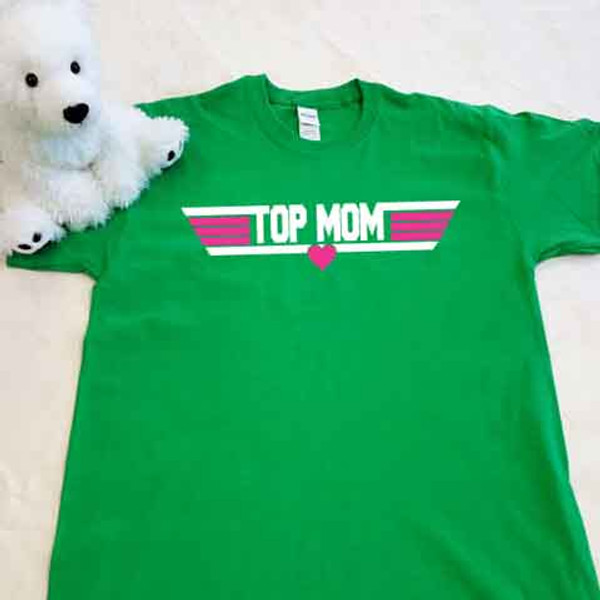 Top Mom Ladies Fitted Shirt