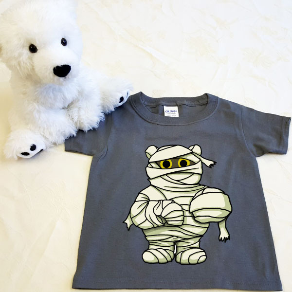 Puddles the Mummy Shirt in Baby and Toddler Sizes