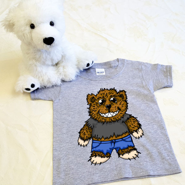 Werewolf Puddles Shirt in Baby and Toddler Sizes