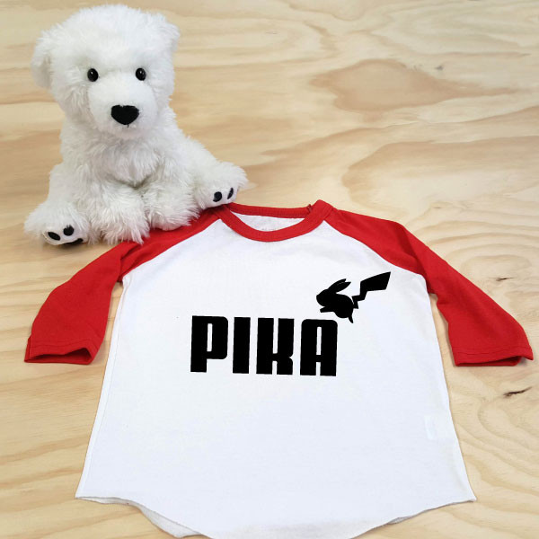 Pika Toddler Raglan 3/4 sleeves