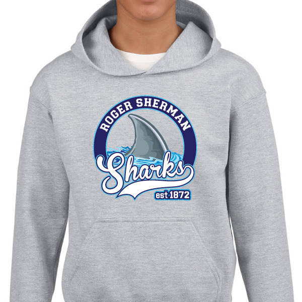 youth pullover hooded sweatshirt