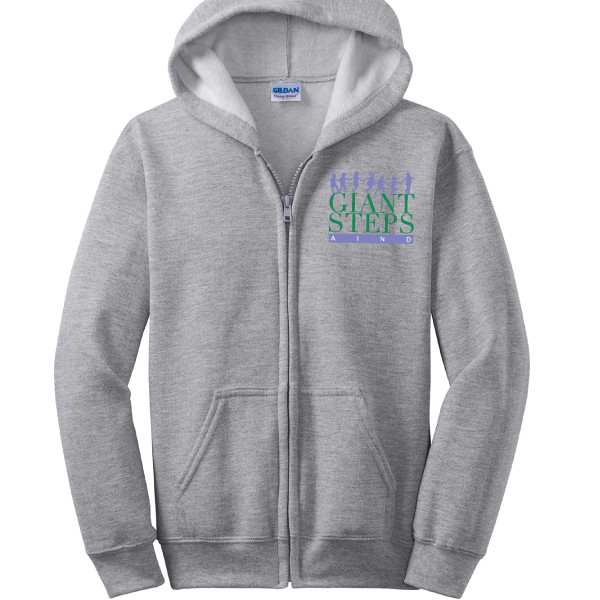 giant zipper hoodie